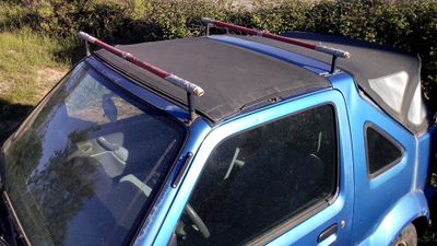 Suzuki Jimny 3 - DIY cabrio transverse roof rails - A01.jpg